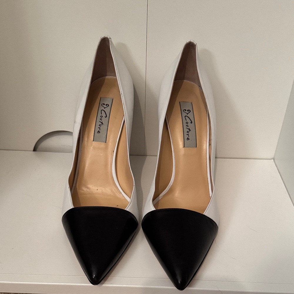 Black and White Pumps